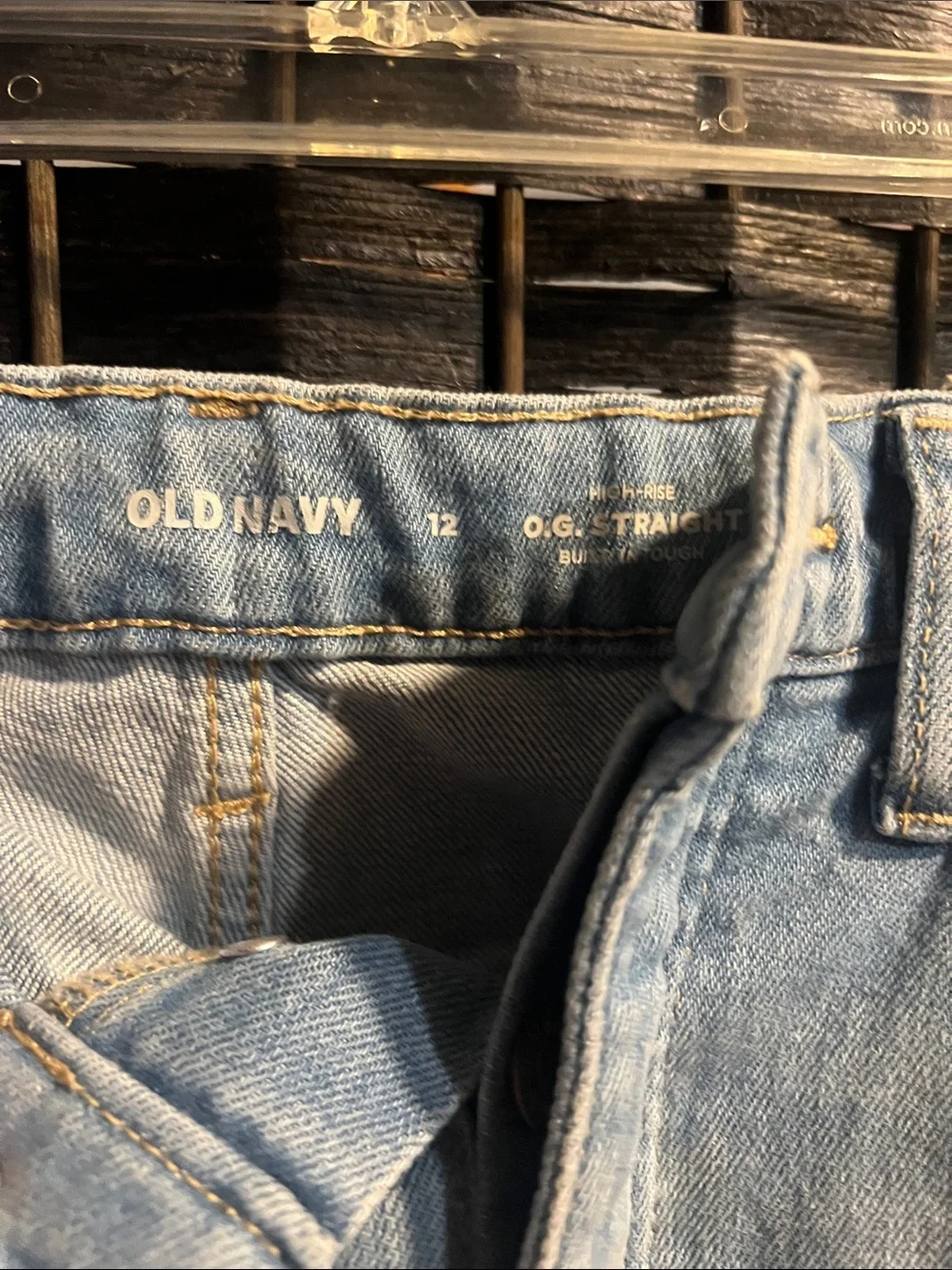Old navy new W/O tag kids size 12 Light Wash Distressed Jeans  adjustable waist